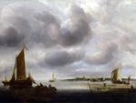 欧洲12-19世纪油画三_CAPPELLE, Jan van de - A Coast Scene